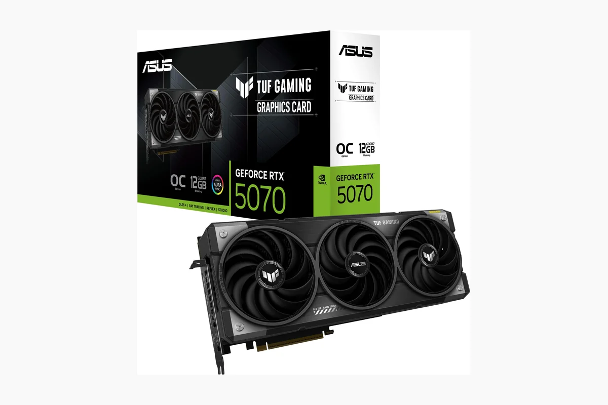 Best GPUs For Gaming: Complete Performance Guide 1 ASUS TUF Gaming GeForce RTX 5070 12GB GDDR7 OC Edition Gaming Graphics Card (PCIe product image