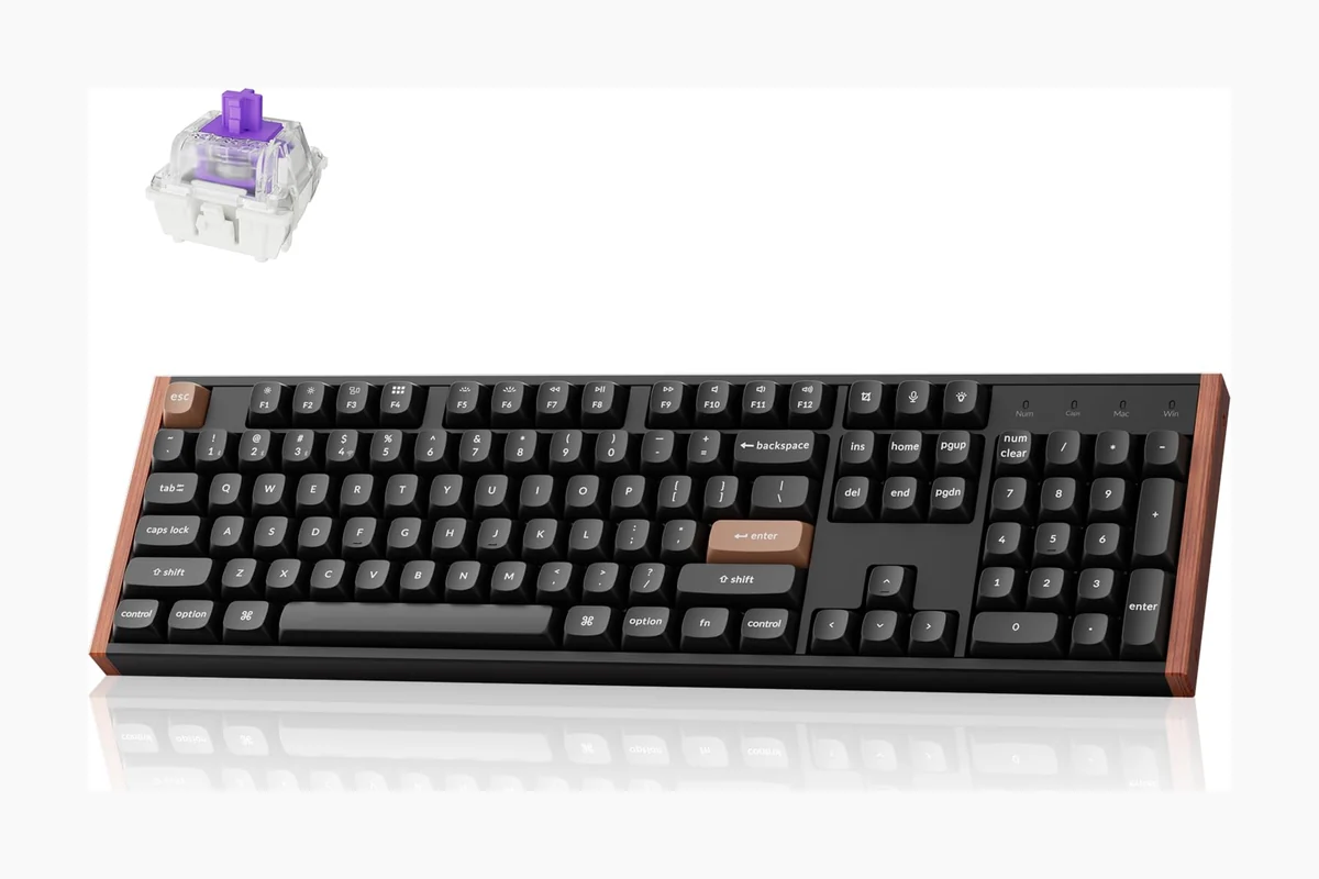 Best Hall Effect Keyboard Buying Guide for 2026 2 Keychron K10 HE Hall Effect Keyboard, Gateron Double-Rail Nebula Magnetic Switch, Full-Size Tri-Mode Wireless product image