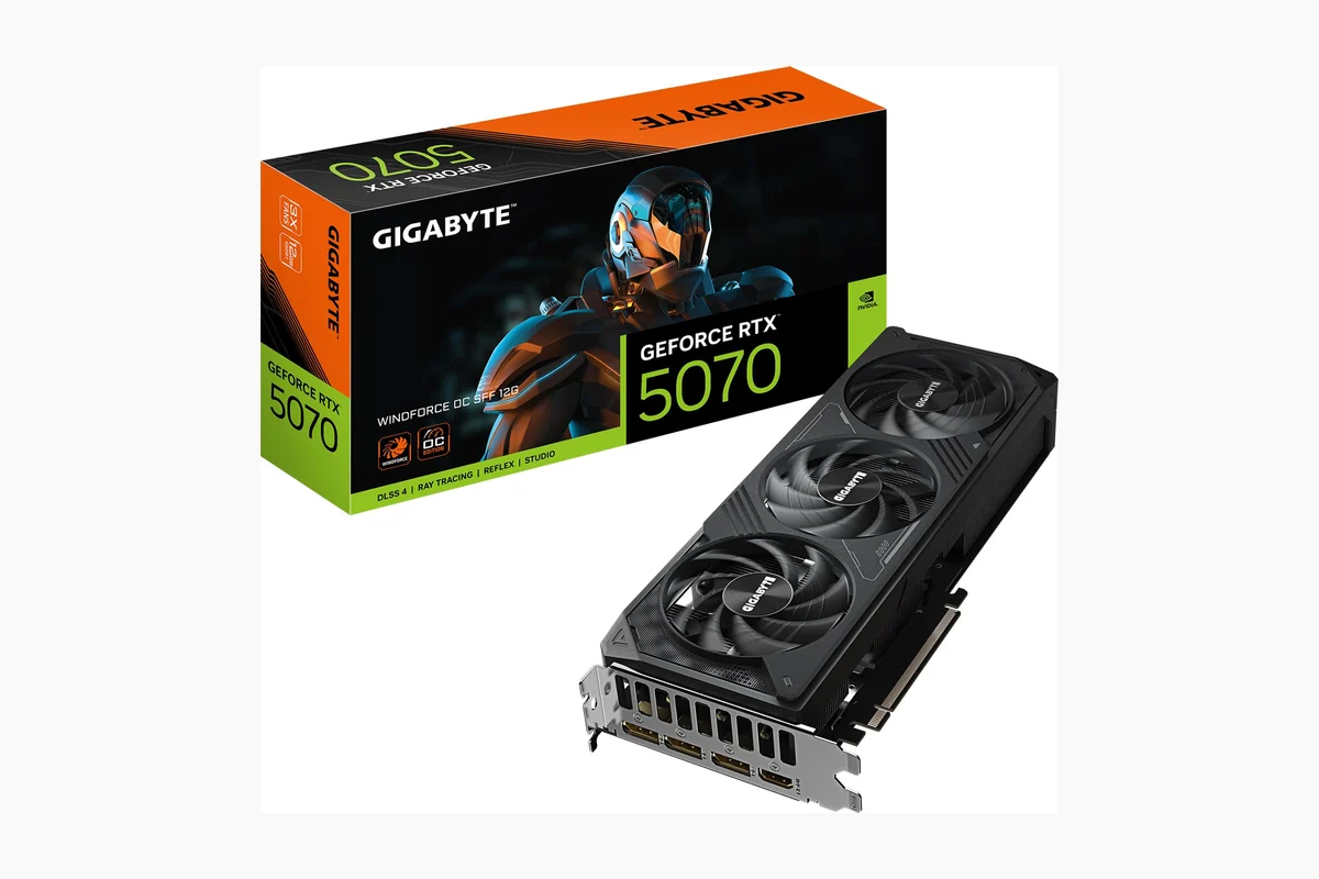 Best Nvidia Gpu For Gaming: Top Picks and Hardware Analysis for 2026 1 GIGABYTE GeForce RTX 5070 WINDFORCE OC SFF 12G Graphics Card, 12GB 192-bit GDDR7, PCIe product image