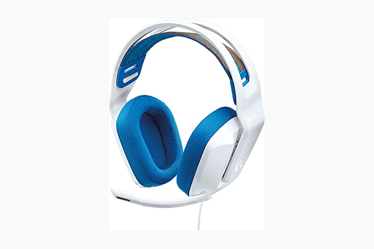 Logitech G335 Wired Gaming Headset with Flip to Mute Microphone - White product image