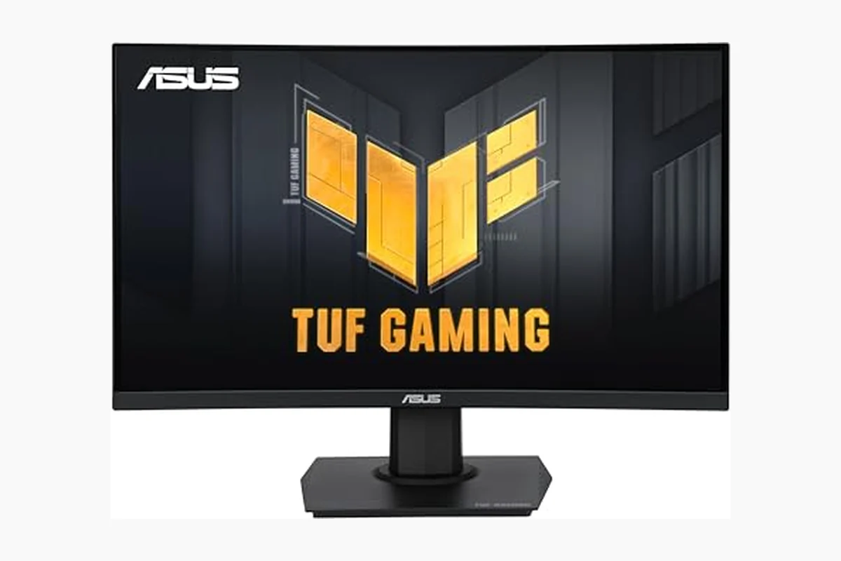 USB-C vs Thunderbolt Monitor: Key Differences & Which to Choose 1 ASUS TUF Gaming 24” (23.6 inch viewable) Curved Monitor (VG24VQER) – FHD, 180Hz, 1ms, product image