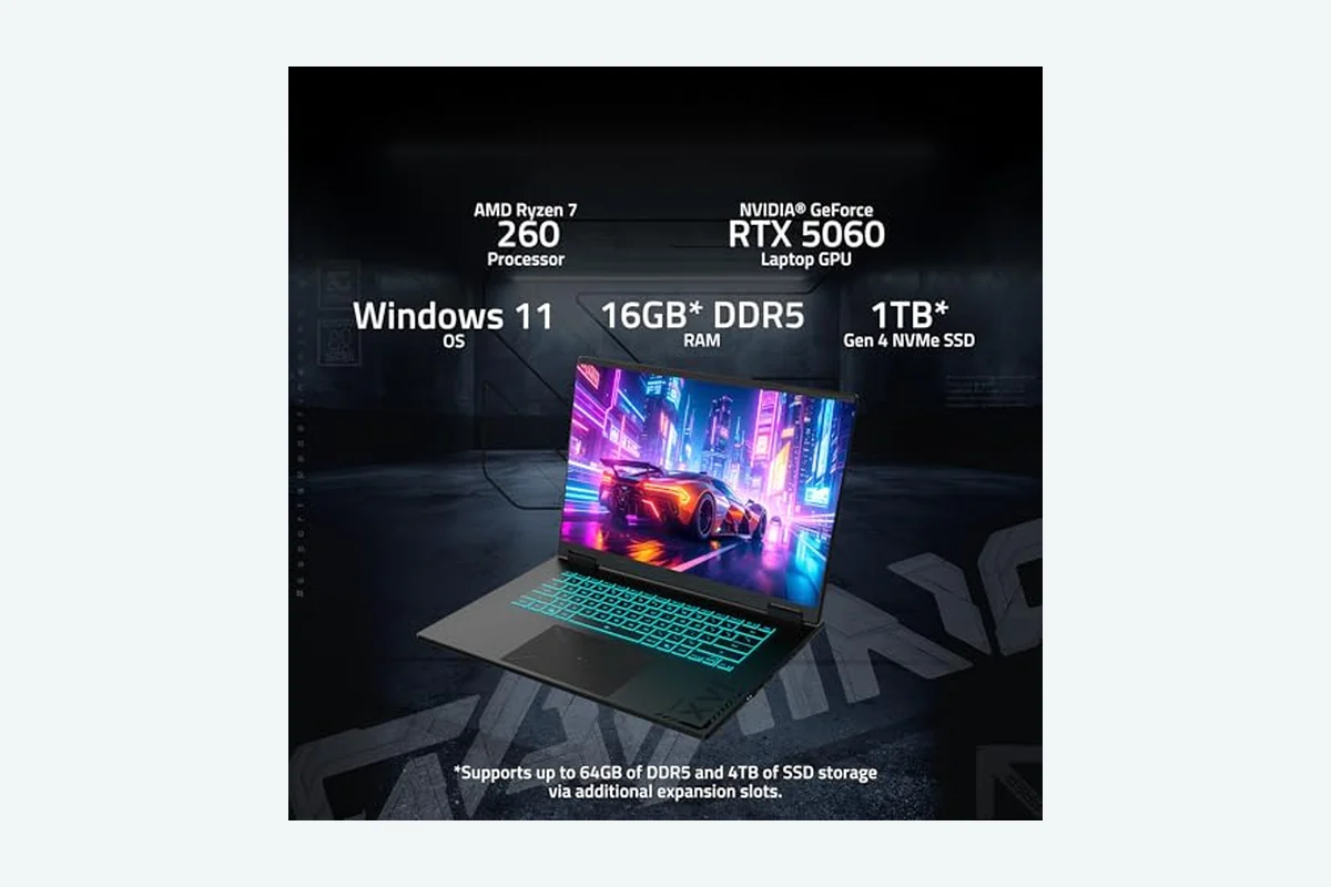 Best Gaming Laptop For Engineering Students: Top Picks & Hardware Guide 2 GIGABYTE - Gaming A16 Gaming Laptop - 165Hz 1920x1200 WUXGA - NVIDIA GeForce RTX product image