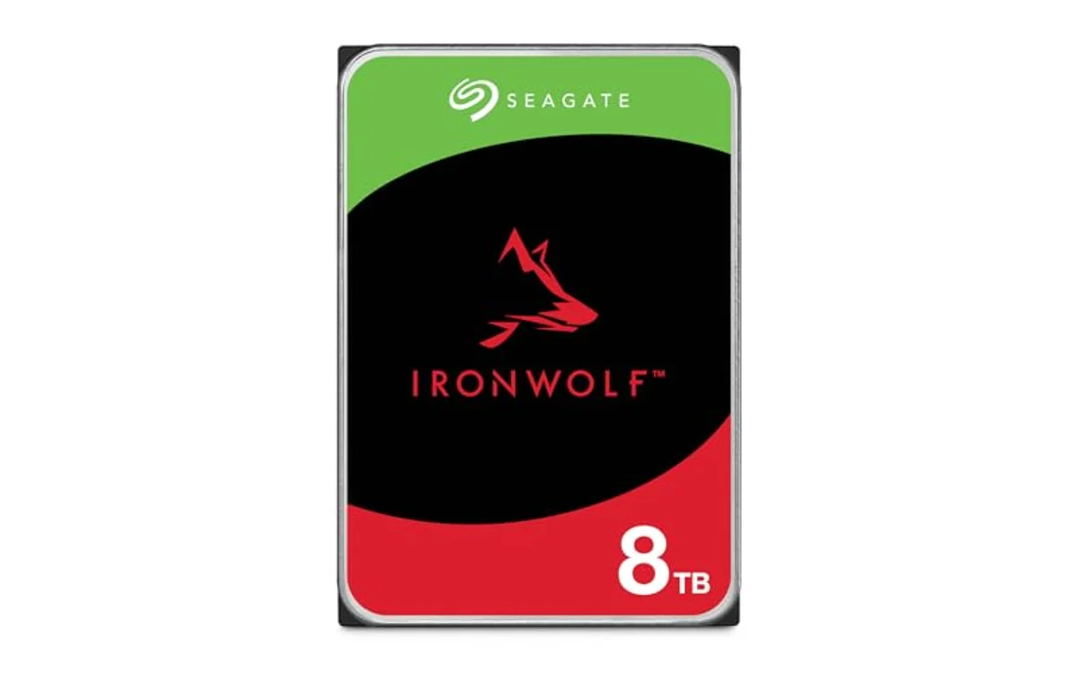Seagate 8TB IronWolf Internal NAS Hard Drive | SATA 6 Gb/s (ST8000VNZ04)