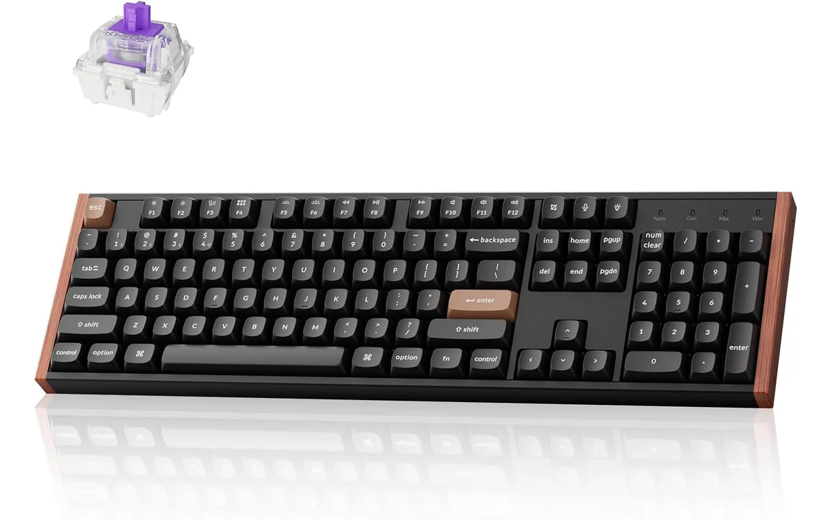 Keychron K10 HE, Gateron Double-Rail Nebula version product photo