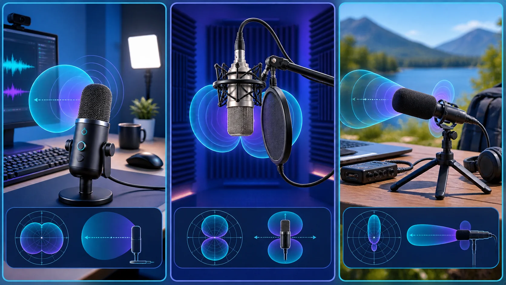 Best Microphone For Streaming Buying Guide for 2026 3 Microphones for desk streaming, studio voice, and mobile podcasting