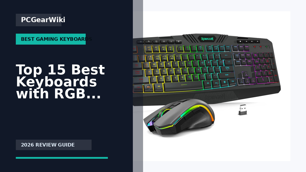 Best RGB Keyboards for 2026: Gaming and Customization Picks 1 Redragon S101M-KS Tri-Mode Wireless RGB Gaming Keyboard and Mouse Combo 4800 DPI for 15 Best Keyboards with RGB for 2026