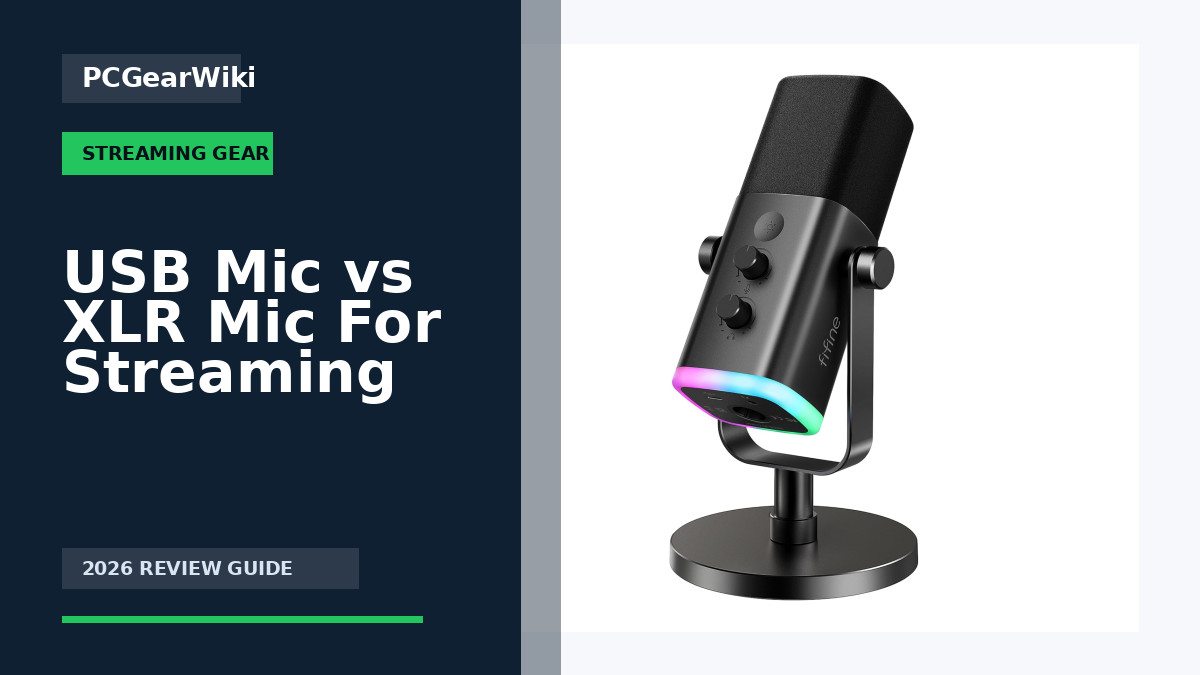 FIFINE AM8 USB/XLR Dynamic Microphone with RGB for Gaming Podcast Streaming for USB Mic Vs XLR Mic For Streaming Buying Guide