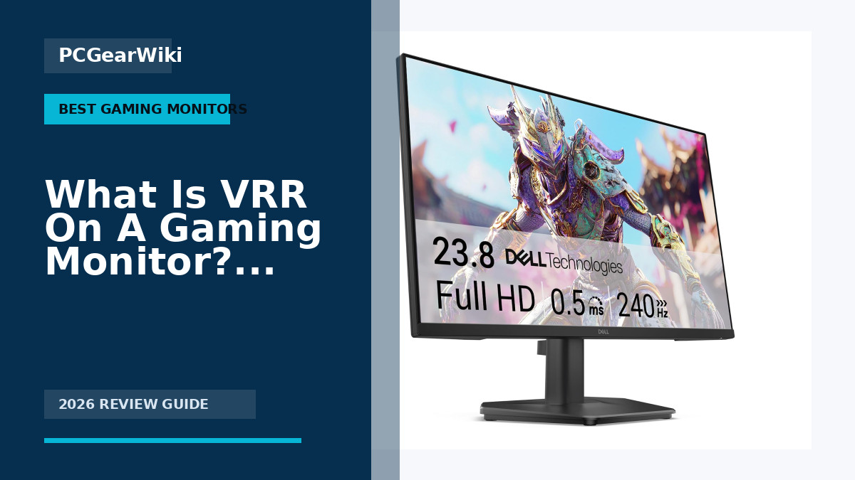 Dell SE2426HG 24 Inch 240Hz IPS Gaming Monitor with FreeSync Premium for What Is VRR On A Gaming Monitor? Key Differences, Pros & Cons