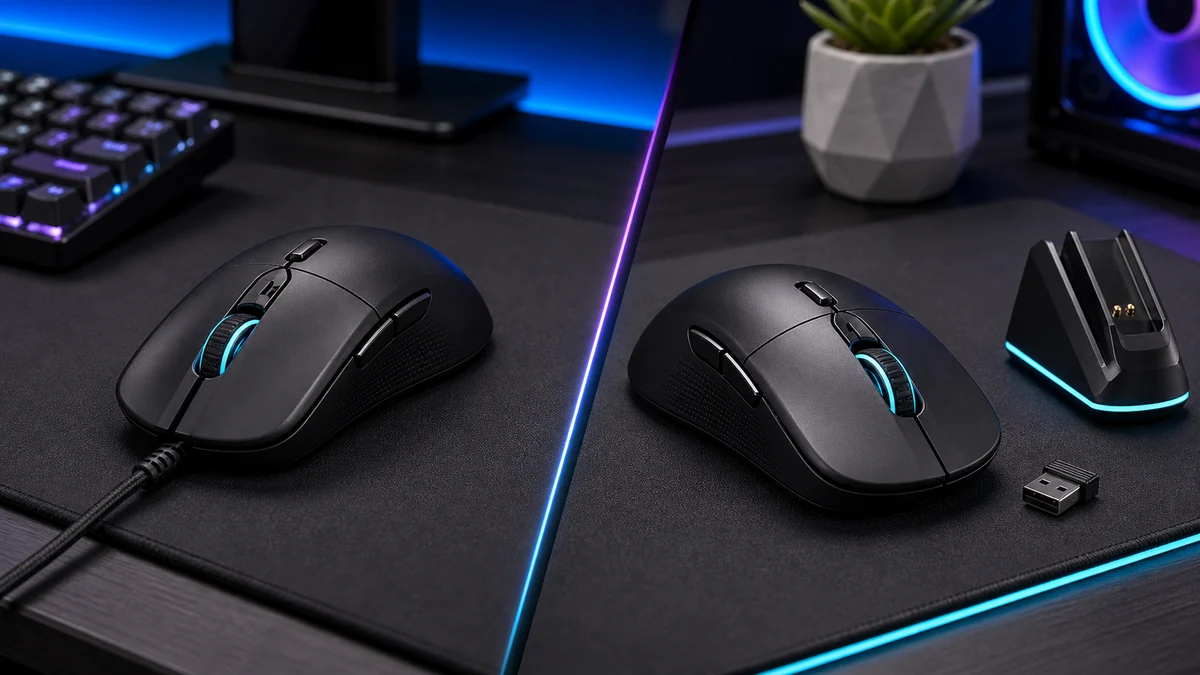 Featured image for Wired Vs Wireless Gaming Mouse: Key Differences, Pros & Cons